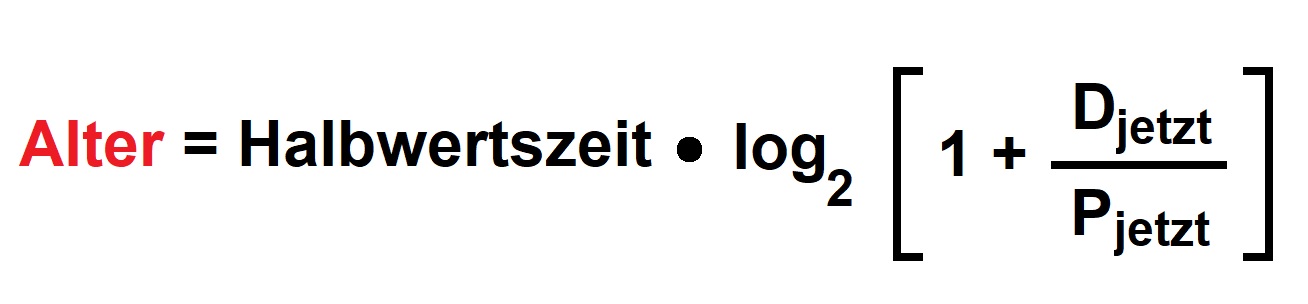 Radiometrische Formel